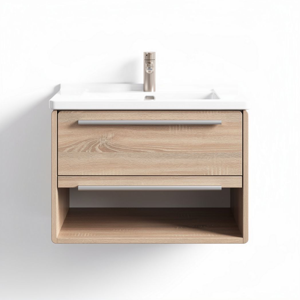 Mobile lavabo in legno con cassetto e ripiano misura 60 x 45 x 30cm